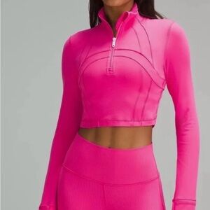 Lululemon Crop Define Hot Pink